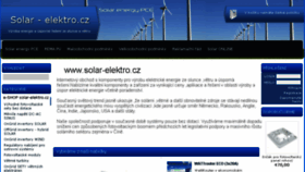 What Solar-elektro.cz website looked like in 2018 (5 years ago)