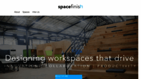 What Spacefinish.com website looked like in 2018 (6 years ago)