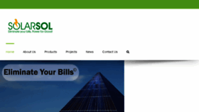 What Solarsol.org website looked like in 2018 (5 years ago)
