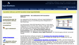 What Superwebmailer.de website looked like in 2018 (5 years ago)