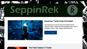 What Seppinrek.com website looked like in 2018 (5 years ago)