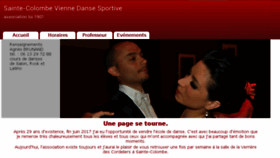 What Saintecolombe-danse.com website looked like in 2018 (5 years ago)