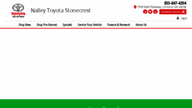 What Stonecresttoyota.com website looked like in 2018 (5 years ago)