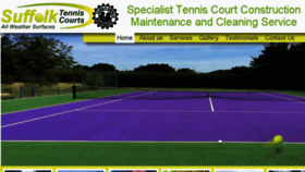 What Suffolktenniscourts.co.uk website looked like in 2018 (5 years ago)