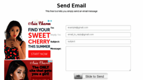 What Send-email.org website looked like in 2018 (5 years ago)