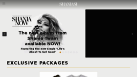 What Shaniatwain.com website looked like in 2018 (5 years ago)