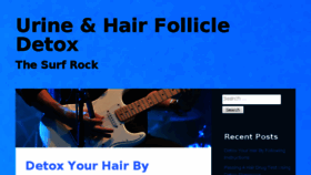 What Surfrockmusic.com website looked like in 2018 (5 years ago)