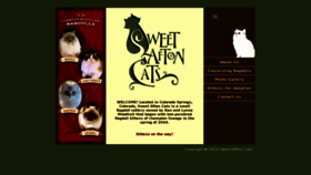 What Sweetaftoncats.com website looked like in 2018 (5 years ago)