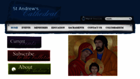 What Standrewscathedral.com website looked like in 2018 (5 years ago)