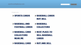 What Sportscardsplussa.com website looked like in 2018 (5 years ago)