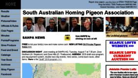 What Sahpa.asn.au website looked like in 2018 (5 years ago)