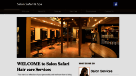 What Salonsafari.com website looked like in 2018 (5 years ago)