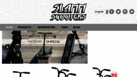 What Slammscooters.com website looked like in 2018 (5 years ago)