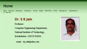 What Sanjaykumarjain.educatorpages.com website looked like in 2018 (5 years ago)