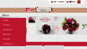 What Sondosflowers.com website looked like in 2018 (5 years ago)