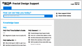 What Support.fractal-design.com website looked like in 2018 (5 years ago)