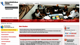What Student.uniklinikum-leipzig.de website looked like in 2018 (5 years ago)