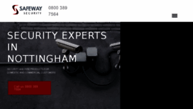 What Safeway-security.co.uk website looked like in 2018 (7 years ago)