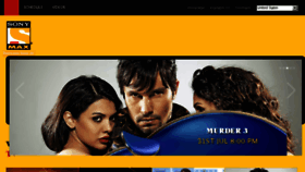 What Sonymax.tv website looked like in 2018 (5 years ago)