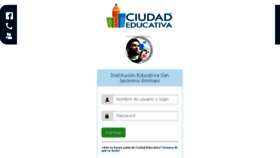 What Sanjeronimoemiliani.ciudadeducativa.com website looked like in 2018 (5 years ago)