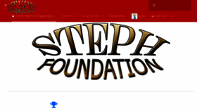 What Stephfoundation.com website looked like in 2018 (5 years ago)
