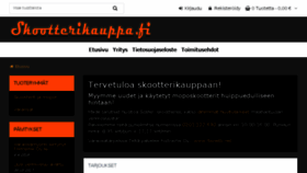 What Skootterikauppa.fi website looked like in 2018 (5 years ago)