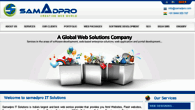 What Samadpro.com website looked like in 2018 (5 years ago)