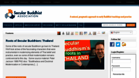 What Secularbuddhism.org website looked like in 2018 (7 years ago)