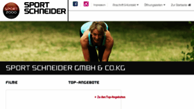 What Sportschneider.de website looked like in 2018 (5 years ago)