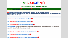 What Soicau247.net website looked like in 2018 (5 years ago)