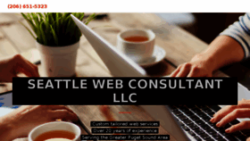 What Seattlewebconsultant.com website looked like in 2018 (5 years ago)