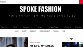 What Spokefashion.com website looked like in 2018 (5 years ago)