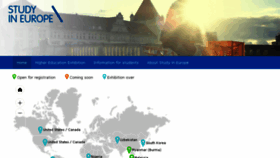 What Studyineuropefairs.eu website looked like in 2018 (5 years ago)