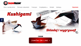 What Sushikushi.pl website looked like in 2018 (6 years ago)