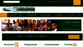What Sats.edu.za website looked like in 2018 (5 years ago)