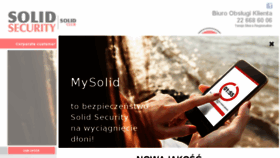 What Solidsecurity.pl website looked like in 2018 (5 years ago)