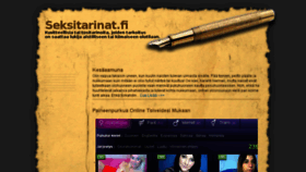 What Seksitarinat.fi website looked like in 2018 (7 years ago)