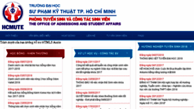 What Sao.hcmute.edu.vn website looked like in 2018 (5 years ago)
