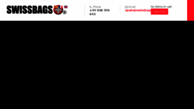 What Swissbags.eu website looked like in 2018 (5 years ago)
