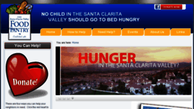What Scvfoodpantry.org website looked like in 2018 (5 years ago)