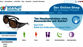 What Sonnenuberbrillen.de website looked like in 2018 (5 years ago)