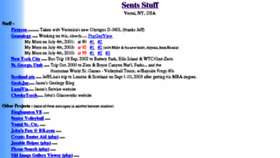 What Sents.net website looked like in 2018 (5 years ago)