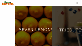 What Sevenlemons.net website looked like in 2018 (5 years ago)