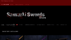 What Samuraiswords.store website looked like in 2018 (5 years ago)
