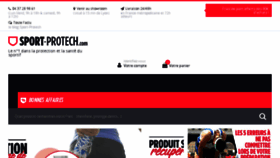 What Sport-protech.com website looked like in 2018 (5 years ago)