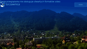 What Szczawnica.pl website looked like in 2018 (8 years ago)