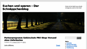 What Suchen-und-sparen.de website looked like in 2018 (5 years ago)