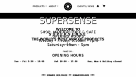 What Supersense.com website looked like in 2018 (7 years ago)