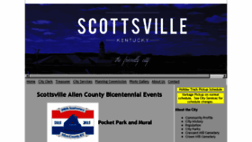 What Scottsvilleky.org website looked like in 2018 (5 years ago)