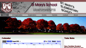 What Stmary.bc.ca website looked like in 2018 (5 years ago)